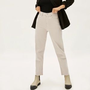 Everlane Way High Jean - Flax